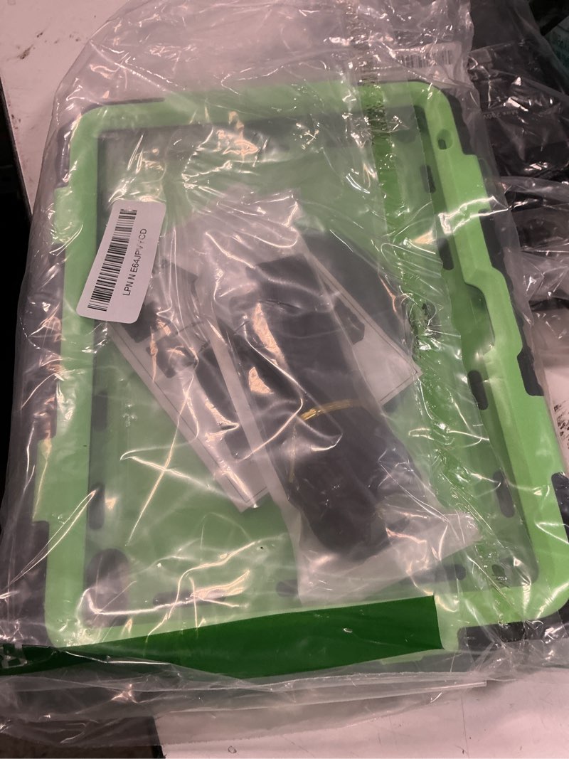Condition photo showing Good Condition for cantis case for ipad (a16) 11th/ 10th generation 11/10.9 inch 2025/2022, shockproof case for ipad 11 with screen protector/rotating stand/adjustable shoulder strap/pen holder, black+green