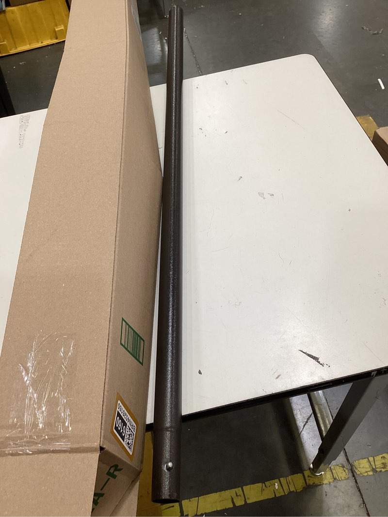 Condition photo showing As Is for benefitusa 33.5''length? diameter:1.5” patio umbrella replacement lower pole with bullet buckle/button