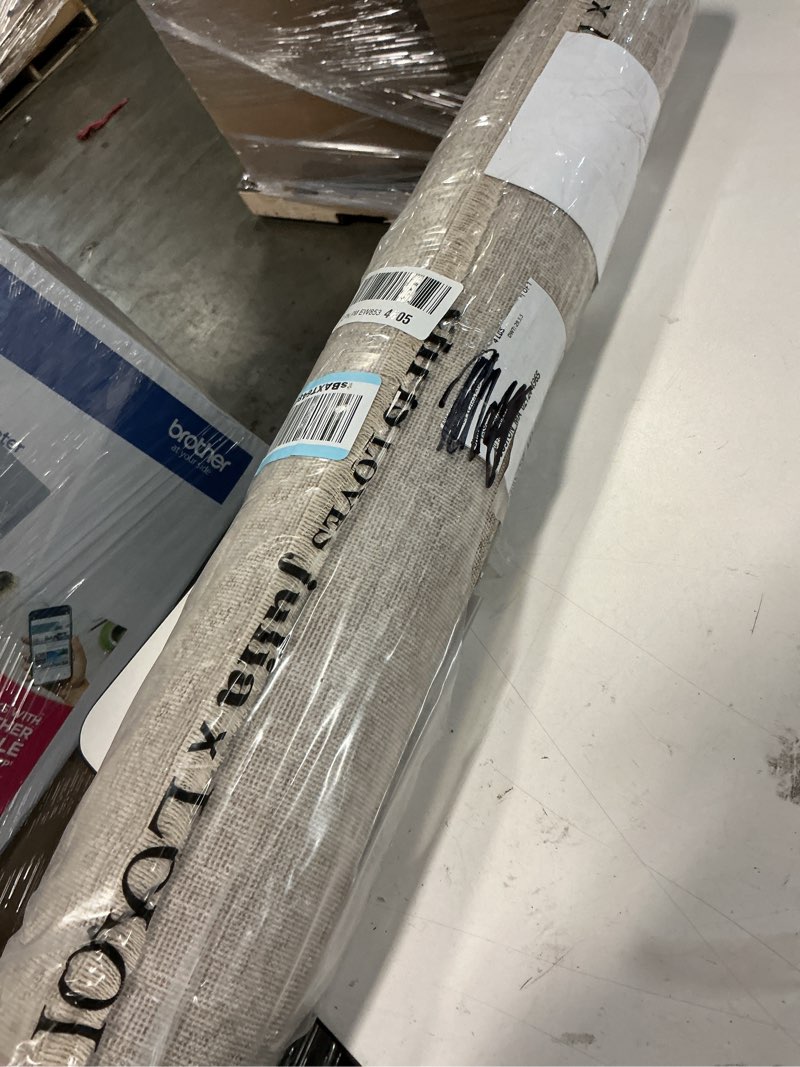 Condition photo showing Good Condition for Loloi Chris Loves Julia Louisa Collection LOI-03 Taupe/Ivory 2'-3" x 3'-10", .38" Pile Height, Accent Rug Taupe / Ivory 2'3" x 3'10" (Rectangular)