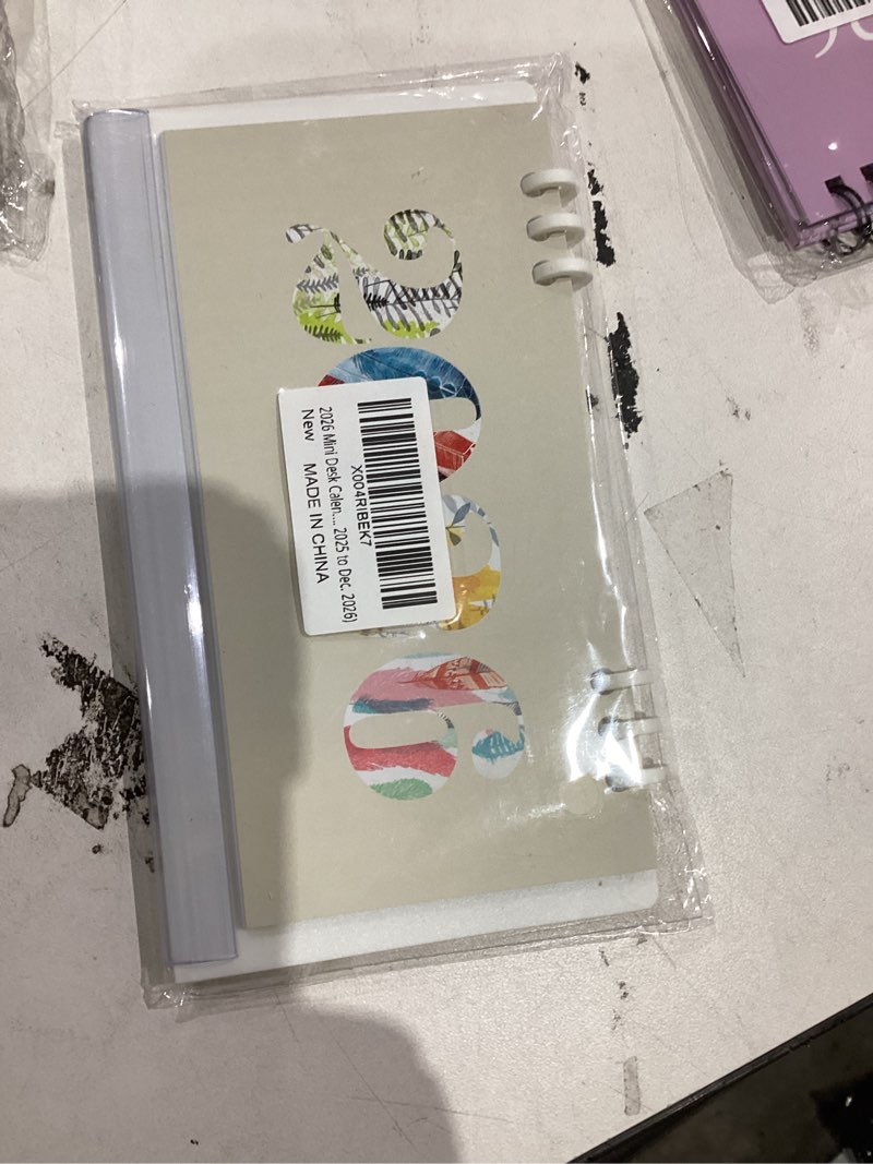 Condition photo showing New/Like New for 2026 Mini Desk Calendar New Year Standing Memo Notes Calendar 6.9" x 3.7" - White (Oct. 2025 to Dec. 2026) White2026