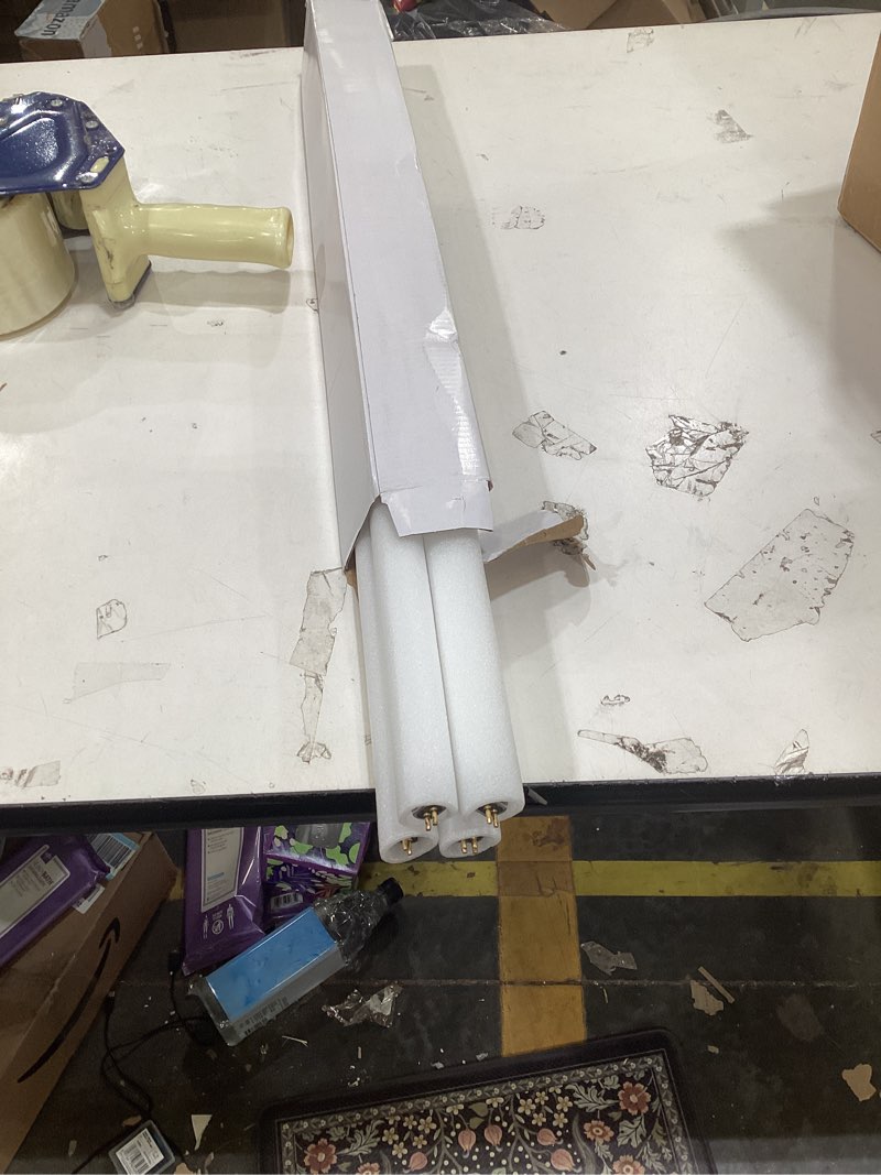 Condition photo showing Good Condition for Bluex Bulbs 4 Pack F14T5/830 14W 22 Inch T5 Fluorescent Tube Light Bulb 3000K Warm White Mini Bi-Pin (G5) Base Straight Tube Light Bulb