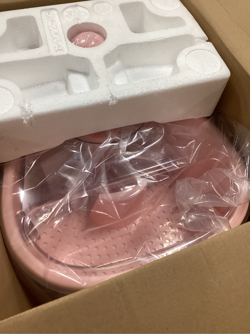 Condition photo showing Good Condition for JOYMOOP Fruit Cleaner Spinner JOYLOOP, Large Fruit Washer Spinner with Brush, Fruit Cleaning with Fruit Washing Bowl, Fruit and Salad Cleaner with Fruit Spinner Bowl,Fruit and Vegetable Scrubber Sakura Pink