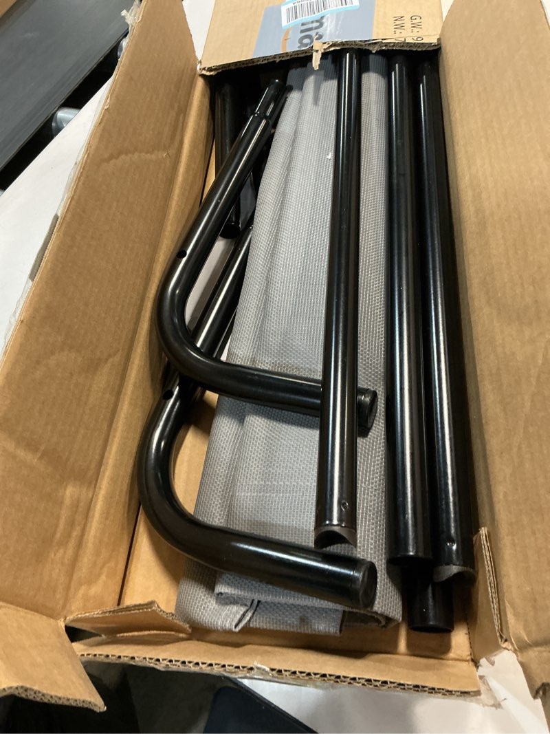 Condition photo showing Good Condition for Amazon Basics Cooling Breathable Elevated Dog Bed with Metal Frame for Large Dogs, 51 x 31 x 8 Inch, Grey Grey Large