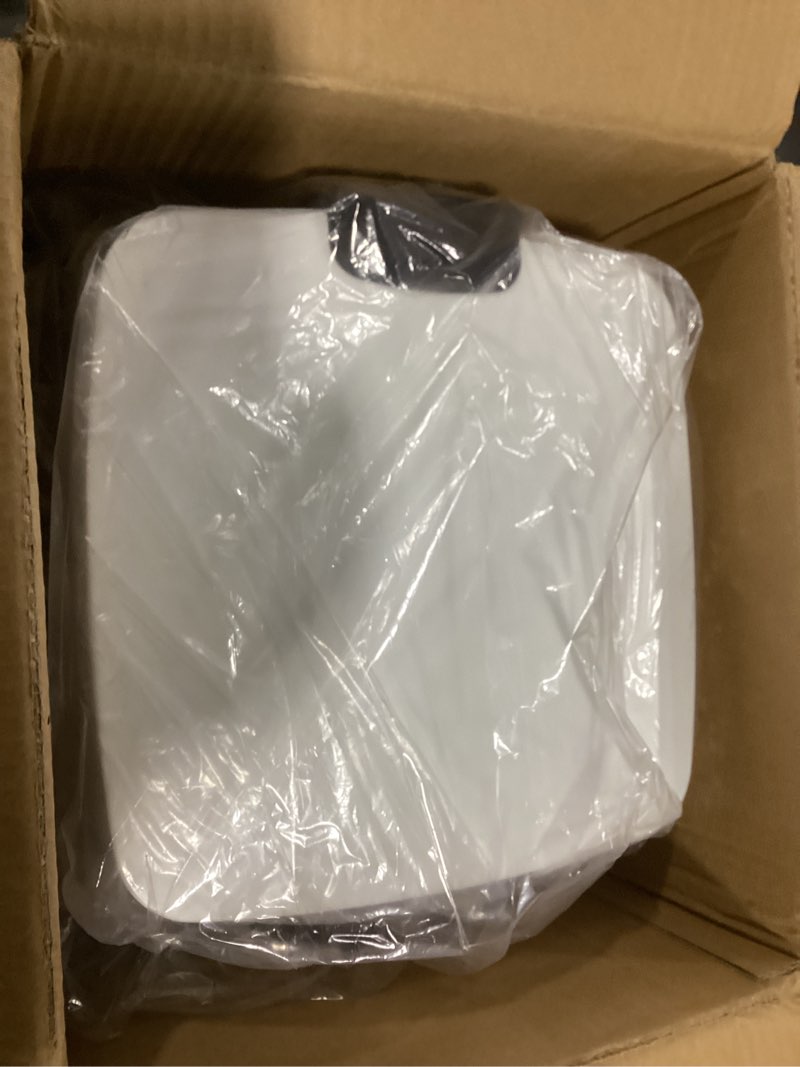 Condition photo showing New/Like New for songmics kitchen trash can, 5.2-gallon (20 l) trash bin, stainless steel garbage can, with inner bucket, soft close and stays open, cloud white ultb592w01