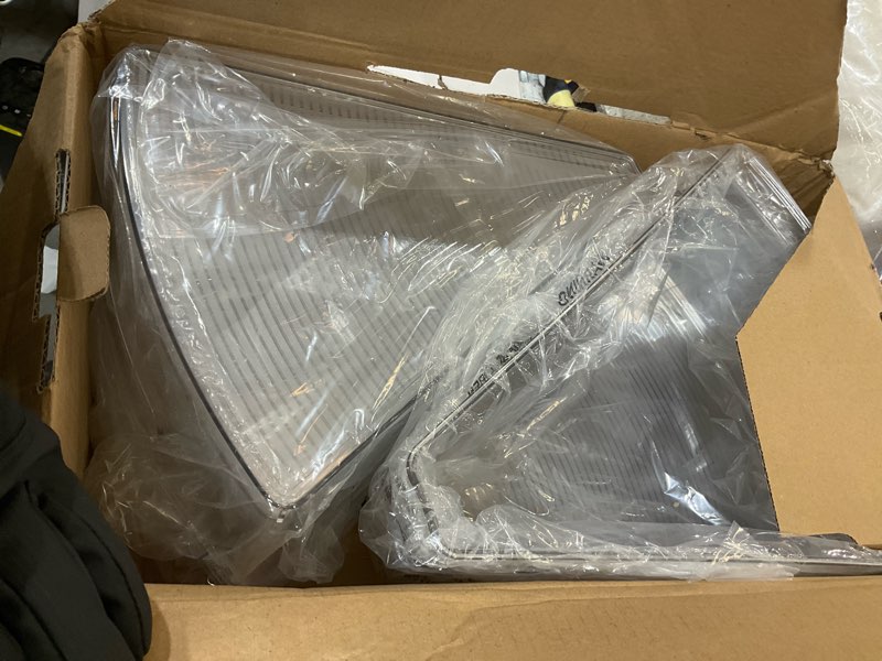 Condition photo showing As Is for Lazy Susan Cabinet Organizer Bins for 26"/ 28"/ 32" Diameter Corner Organizer, Plastic Cabinet Storage Bin, 1/8 Wedge - Food Safe, BPA Free, with Non-Slip Pads (for 28" Diameter, 8 Pack) For 28" Lazy Susan- 8 Pack