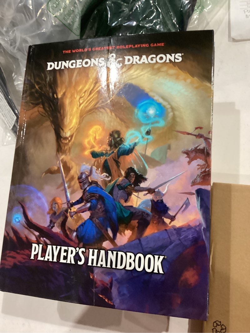 Condition photo showing As Is for dungeons & dragons 2024 player's handbook (d&d core rulebook)