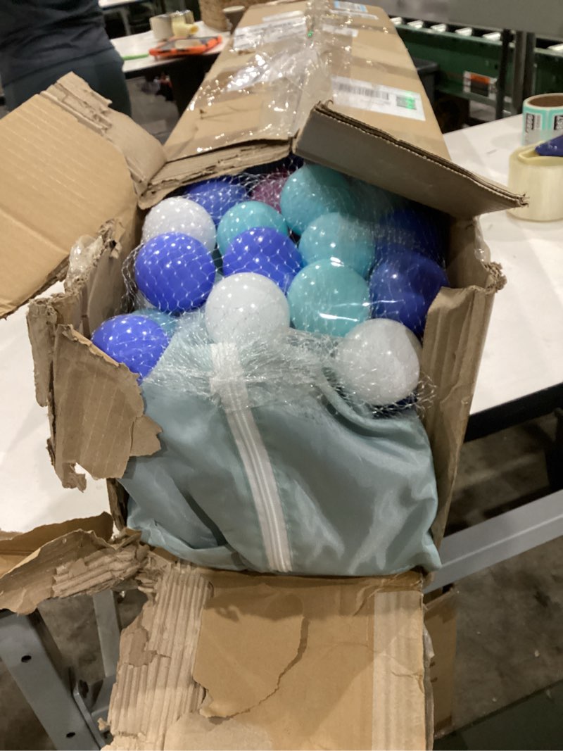 Condition photo showing Good Condition for foldable baby playpen, itilike large playard with detachable thicken mat, playpen for babies and toddlers with storage bag, play pens with gate, indoor & outdoor portable play yard, sturdy baby fence mint green 47x63 with mat