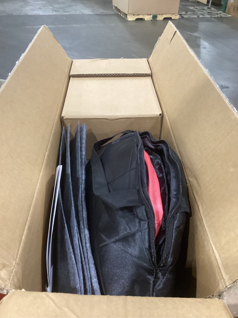 Condition photo showing Good Condition for FniOk Portable Steam Sauna Box at Home, 9 Levels Heating, Sauna Tent for Home with Steamer and Folding Chair, Sauna Box for Relaxation, Detoxification, Spa, Sauna Box Black