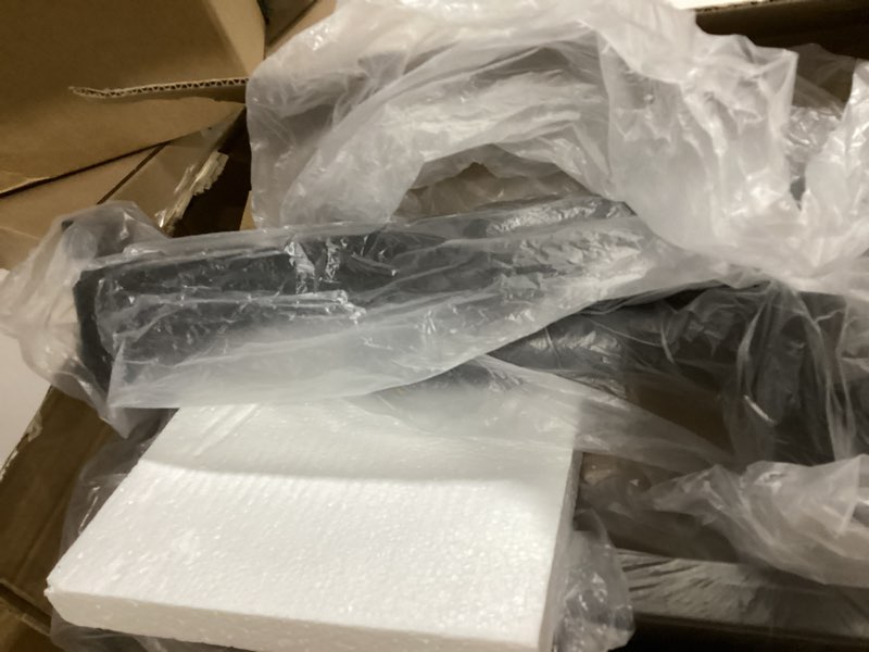 Condition photo showing Good Condition for Laptop Desk Stand for Bed Portable Desk Overbed Bedside Mobile Laptop Table Rolling Foldable Table Adjustable Height with Locked Wheels & Mouse Pad for Office Sofa (Natural Color)