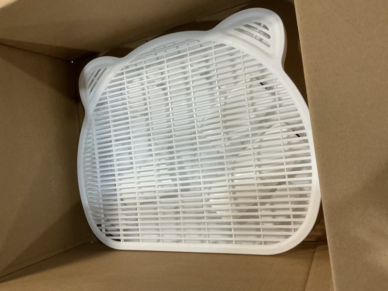 Condition photo showing As Is for spacetime cat litter mat litter trapping mat,20.08"x15.94"x5.91"large dual-layer cat litter box mat for kitty,floor protection,waterproof urineproof(white) 5.91 inches white
