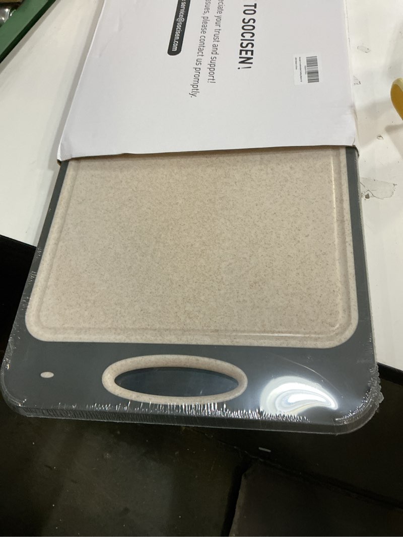 Condition photo showing New/Like New for 2 in 1 Stainless Steel Cutting Board with Handle Chopping Large Big Small Metal Meat Butcher Block Not Titanium Madera Glass Marble Stone Kitchen Tablas Cocina Cortar Picar Regalos Mujer Mama Abuela Large(17.7"L x 12.2"W) Dark Gray
