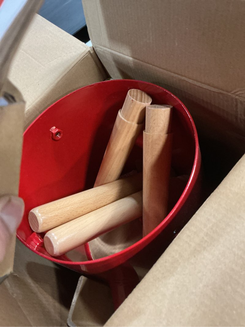 Condition photo showing Good Condition for Tree Nest Christmas Tree Stand Base Xmas Modern Tree Metal Holder Stand for 10ft Real Tree Xmas Tree Decoration?Family,Red?