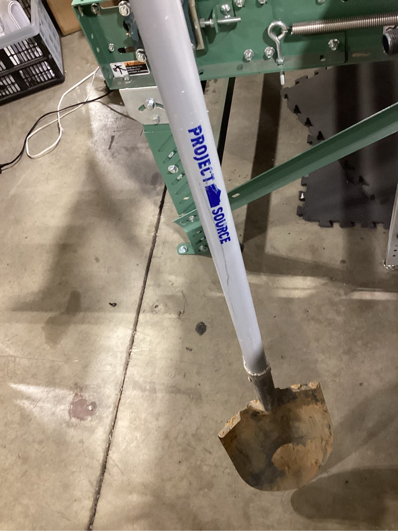 project source 27.165-in steel handle digging shovel