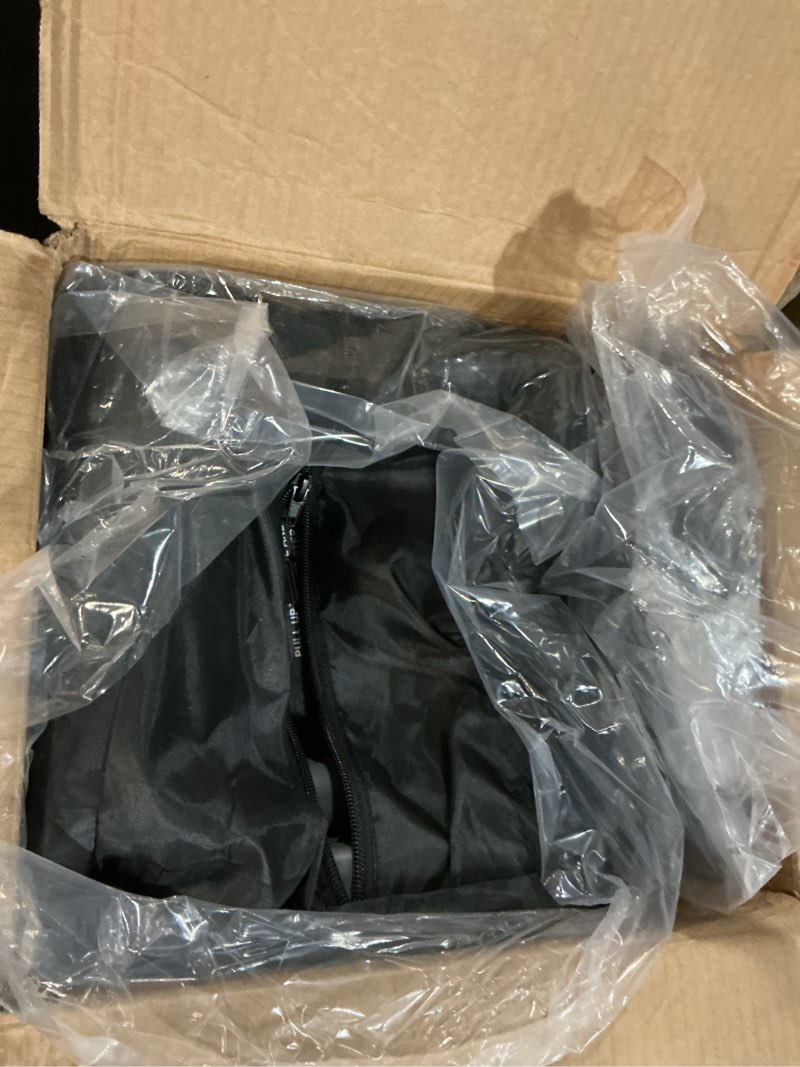 Condition photo showing As Is for Pamo Babe 1 Step Setup 4-in-1 Playard for Babies - Portable Crib with Changing Table, Locking Wheels, Breathable Mesh Deepgrey Magic Fold