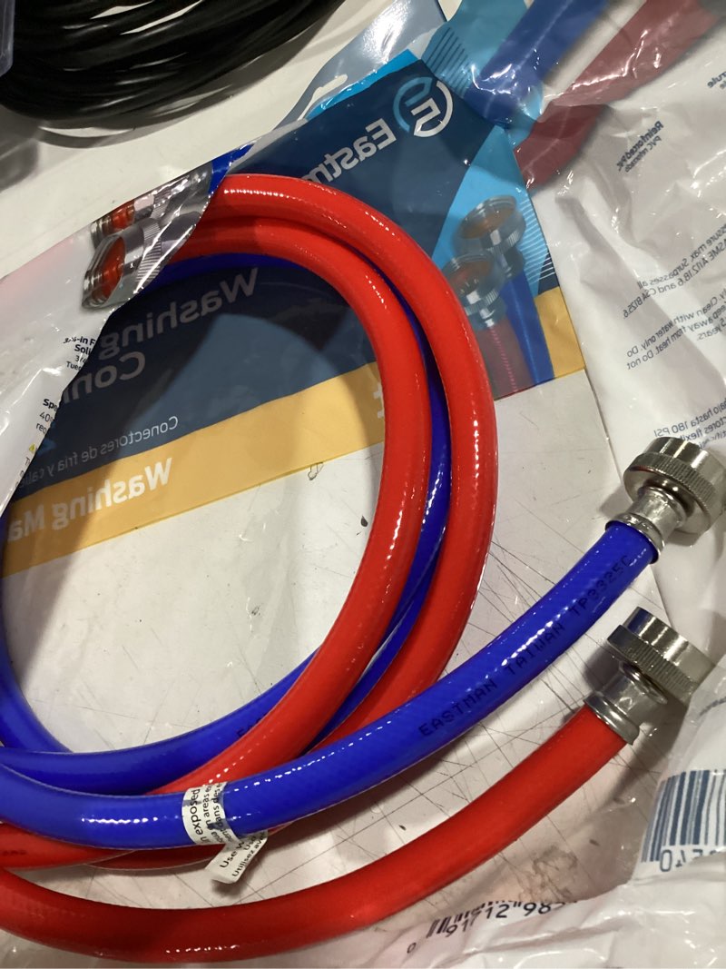 Condition photo showing Good Condition for eastman 2-pack 6-ft 3/4-in fht inlet x 3/4-in fht outlet pvc washing machine connector
