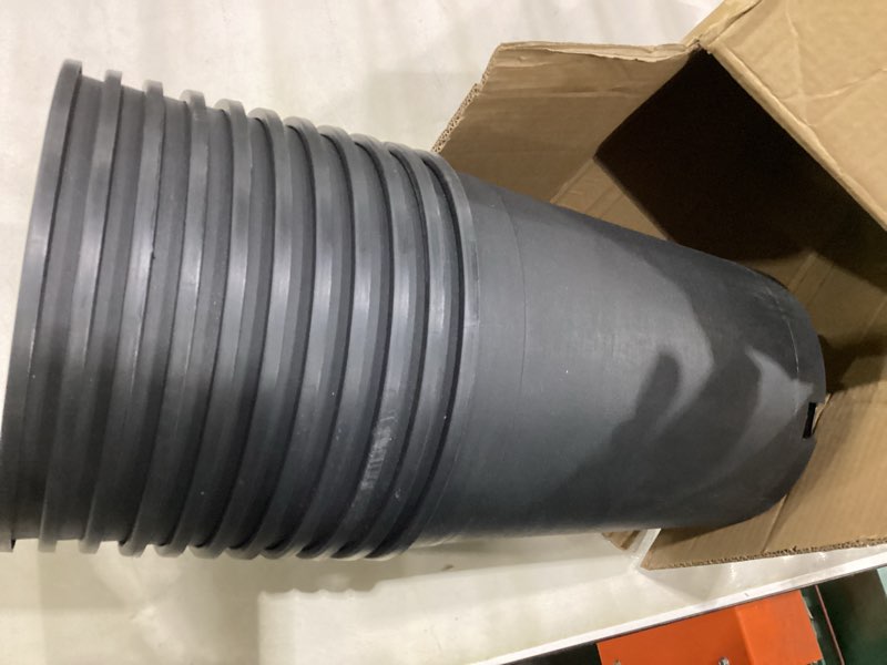 Condition photo showing As Is for nursery pot 1 gallon 1 gal 2 gal 3 gal 5 gal 7 gal 10 gal 15 gal nursery container injection molded pot fit for plants soil growers or hydroponics (10,5 gallon) 10 5 gallon