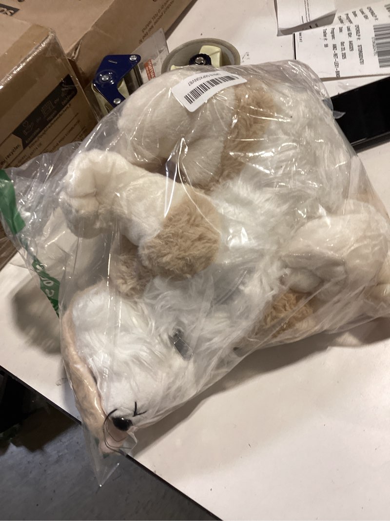 HyDren 5 Pcs 13.4 Inch Large Fennec Fox Stuffed Animal with 4 Cute Babies Fox Animals Plush Toys Gif