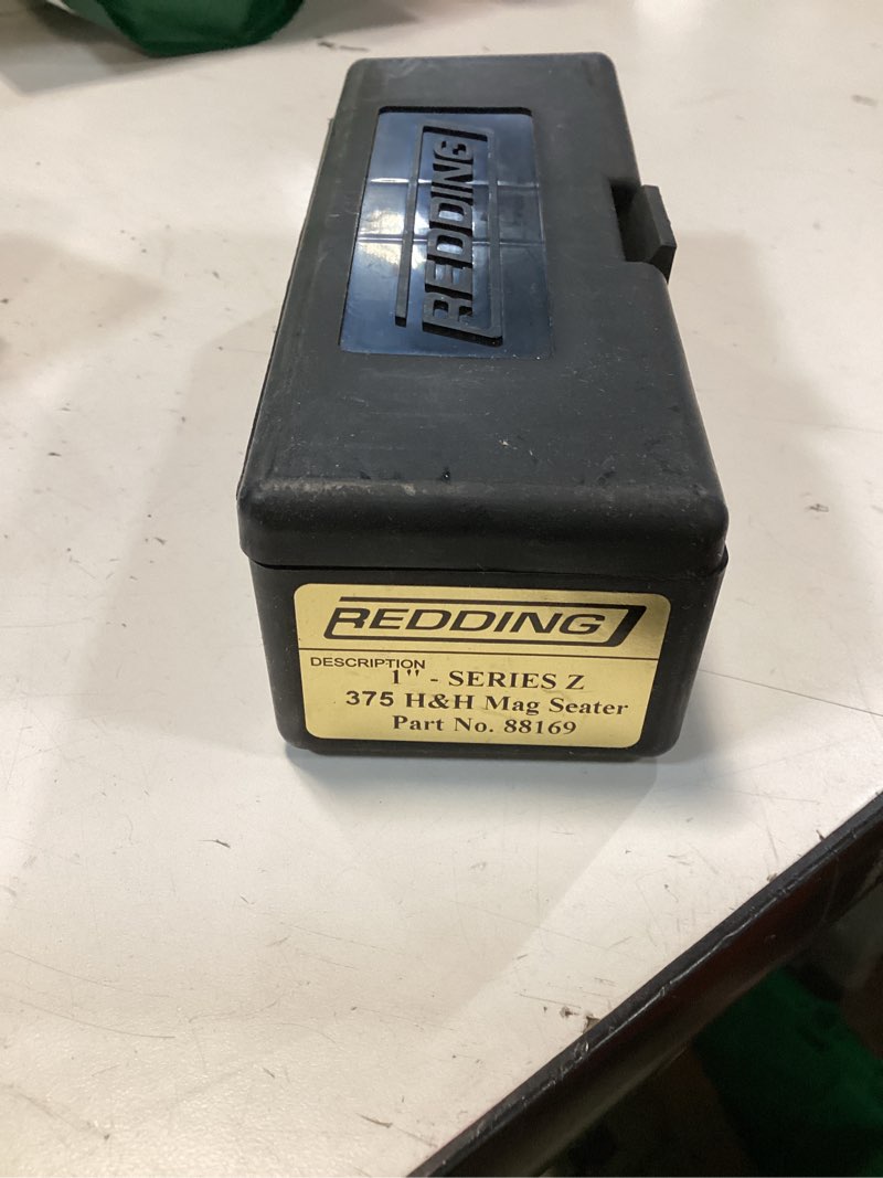 Condition photo showing As Is for Redding 375 H&H Magnum 1" Series Z Seat Die