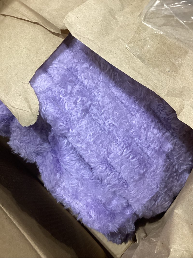 Condition photo showing Good Condition for NEWCOSPLAY Super Soft King Blanket Lavender Premium Silky Flannel Fleece 3D Clouds Stylish Jacquard Lightweight Bed Blanket All Season Use 350GSM (Lavender, King(90"x110")) Lavender King(90"x110")