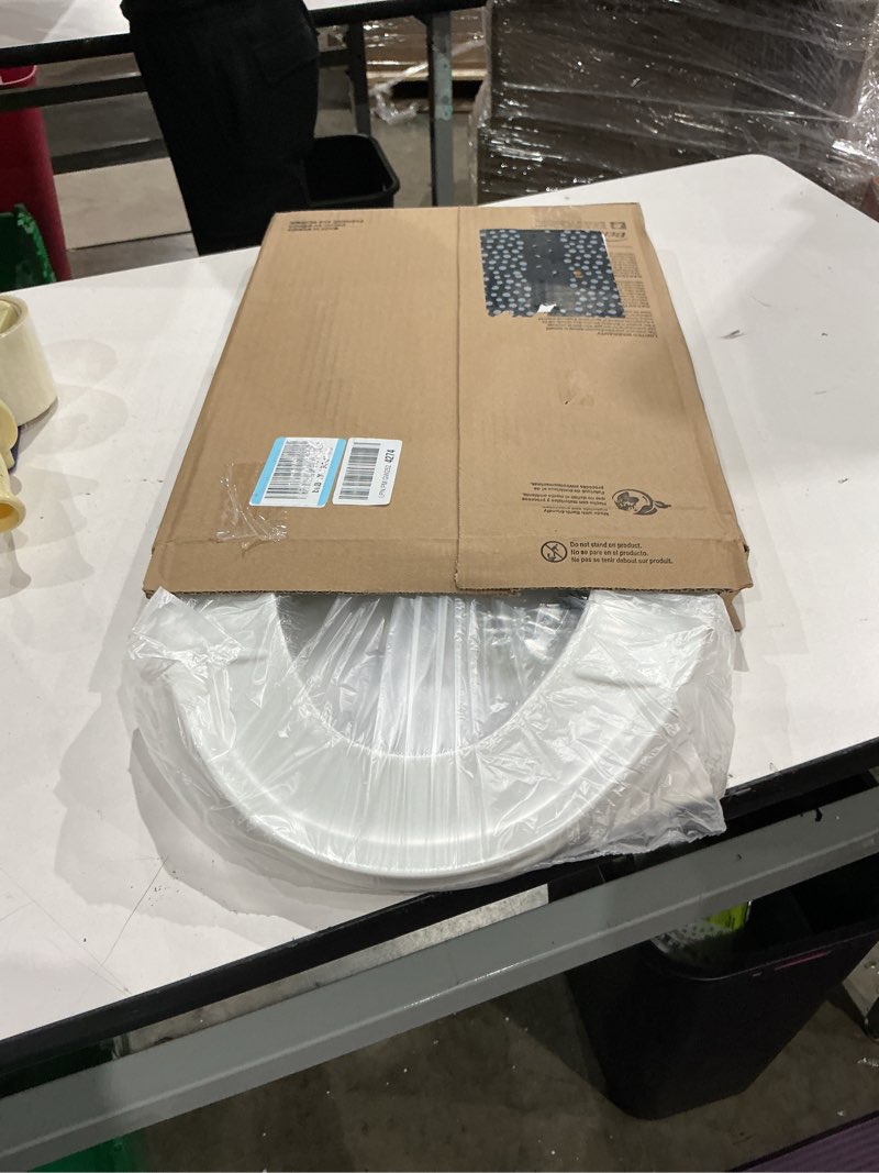 Condition photo showing As Is for bemis 170 durable plastic toilet seat, elongated, white
