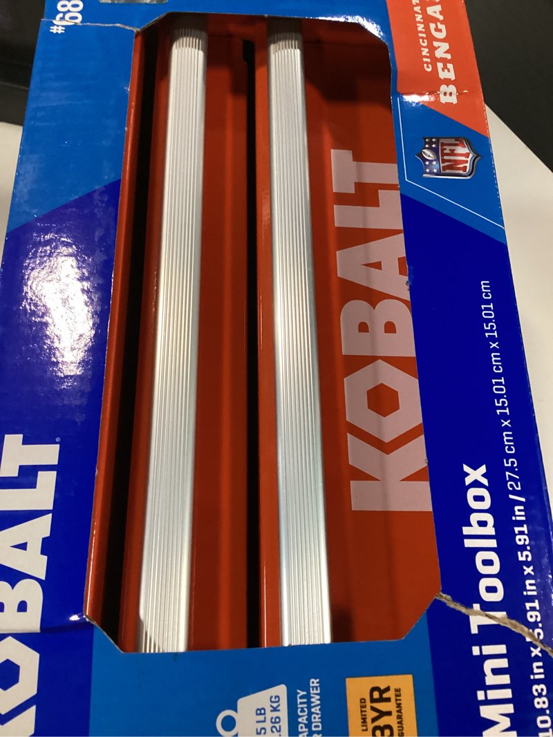 Condition photo showing Good Condition for kobalt mini toolbox cincinnati bengals