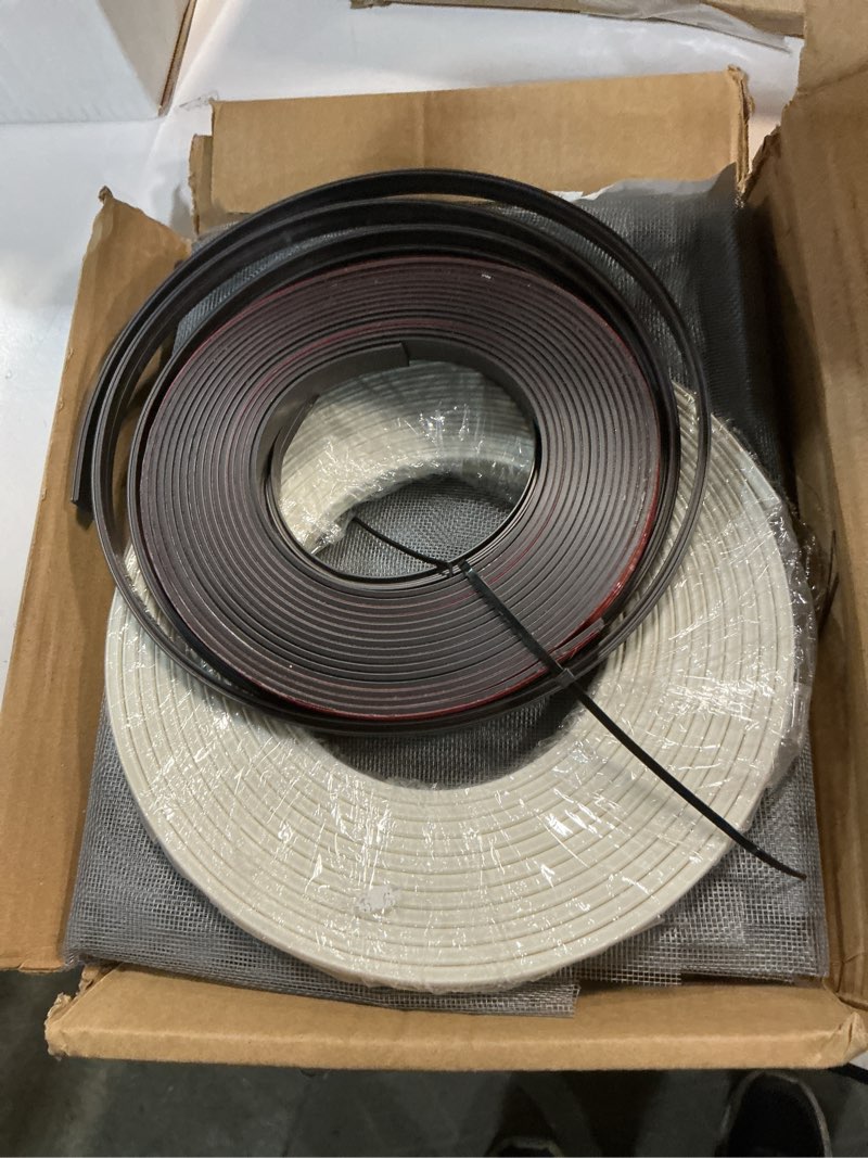 Condition photo showing Good Condition for Adjustable DIY Magnetic Window Screen fit Max 60 x 40 inch for Any Smaller Size with Strong Anti-Tear Fiberglass Mesh 60''x40''