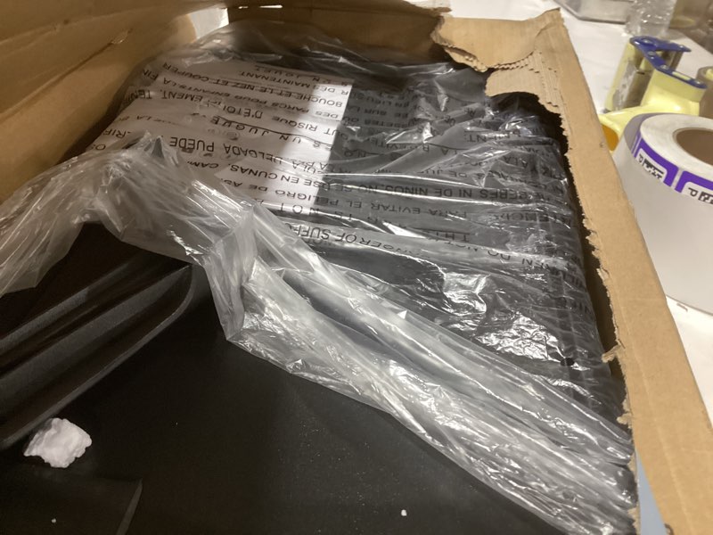 Condition photo showing As Is for bella Electric Griddle with Warming Tray - Smokeless Indoor Grill, Nonstick Surface, Adjustable Temperature & Cool-touch Handles, 10" x 18", Copper/Black, PFOA & PTFE Free 10 x 18"