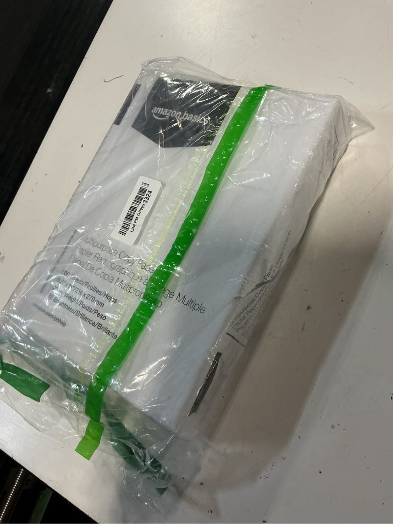 Condition photo showing Good Condition for basics multipurpose copy printer paper, 8.5 x 11 inch 20lb, 1 ream | 500 count (sheets), 92 ge bright white