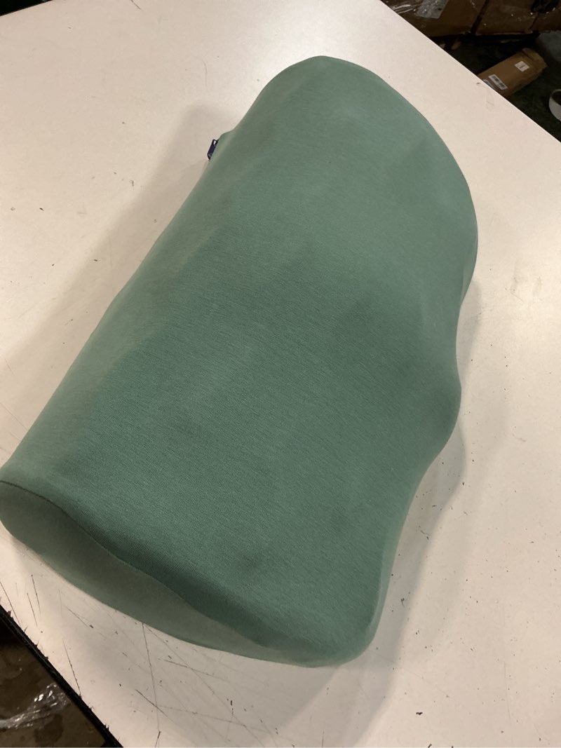 Condition photo showing Good Condition for c cushion lab foot rest for under desk at work - adjustable memory foam foot rest for office chair & gaming chair - ergonomic design for back & hip pain relief - wellness green