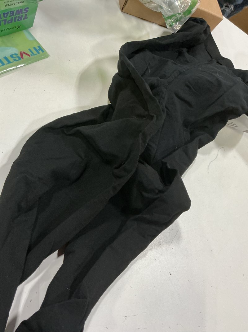 Condition photo showing Good Condition for Medical Compression Pantyhose for Women & Men, 20-30mmHg Graduated Support Compression Tights Footless Medical Compression Stockings & Leggings for Edema, Varicose Veins, Swelling(Black,XL) X-Large Footless/Black