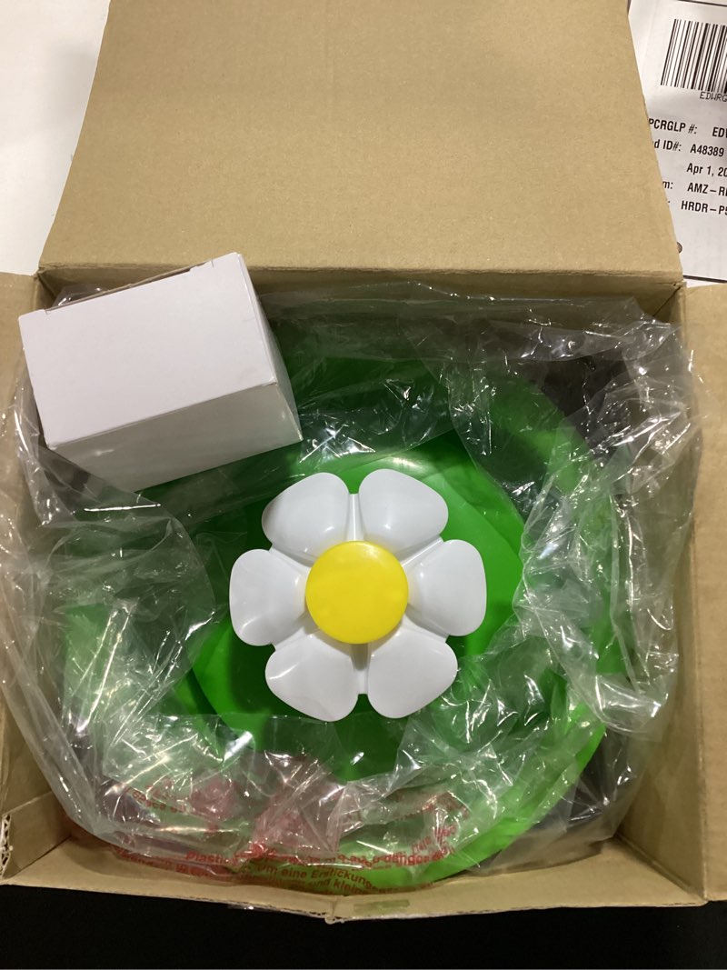 Condition photo showing Good Condition for catit led flower fountain with triple action filter, cat drinking water fountain, 3 l green 9.0 x 8.3 x 7.7 inches