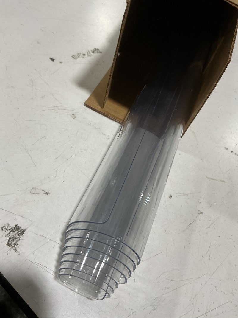 Condition photo showing Good Condition for lovepads clear desk mat 23 x 47 inch, 1.5mm thick clear table protector, waterproof plastic table cover protector, pvc desk protector mat, vinyl desk cover for desktop, coffee & dining table 23" x 47" (rectangular) clear 1.5mm