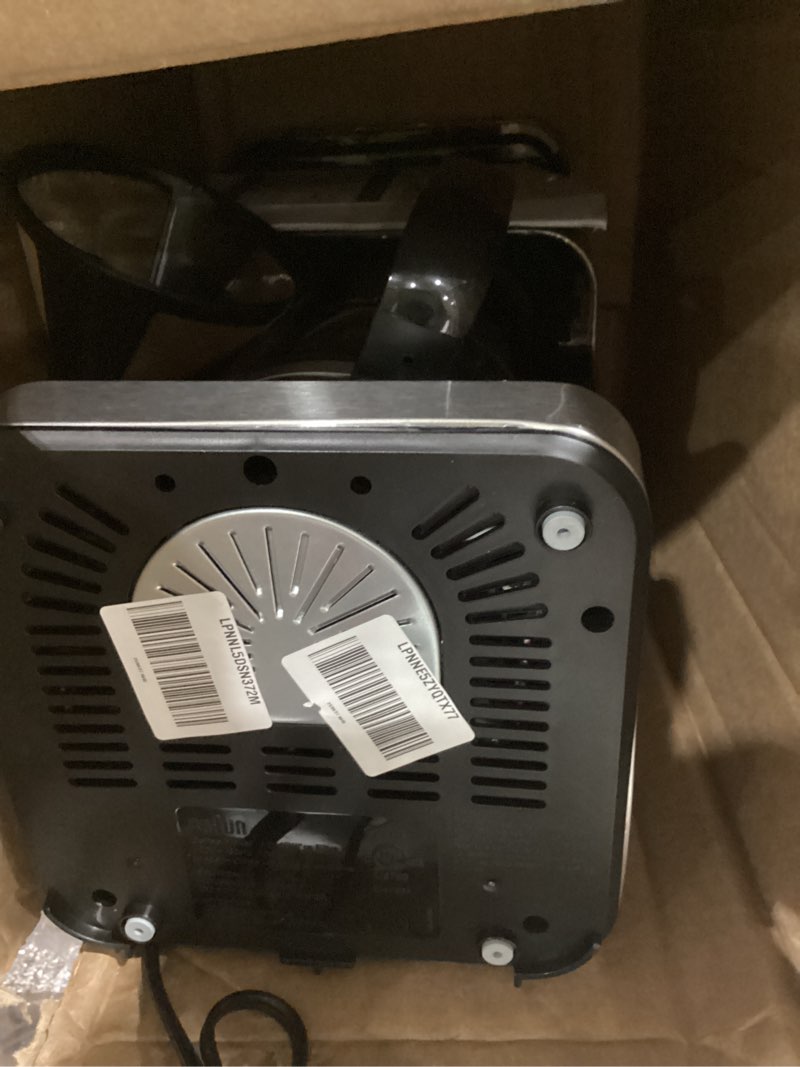 Condition photo showing New/Like New for Braun BrewSense 12 Cup Drip Coffee Maker - Pause & Pour Mid Brew, Coffee Machine with 24-Hour Timer & Clock, Bold & Regular Strength, 1-4 Cup Functions, Self Clean, Auto Shutoff, Stainless Steel Silver