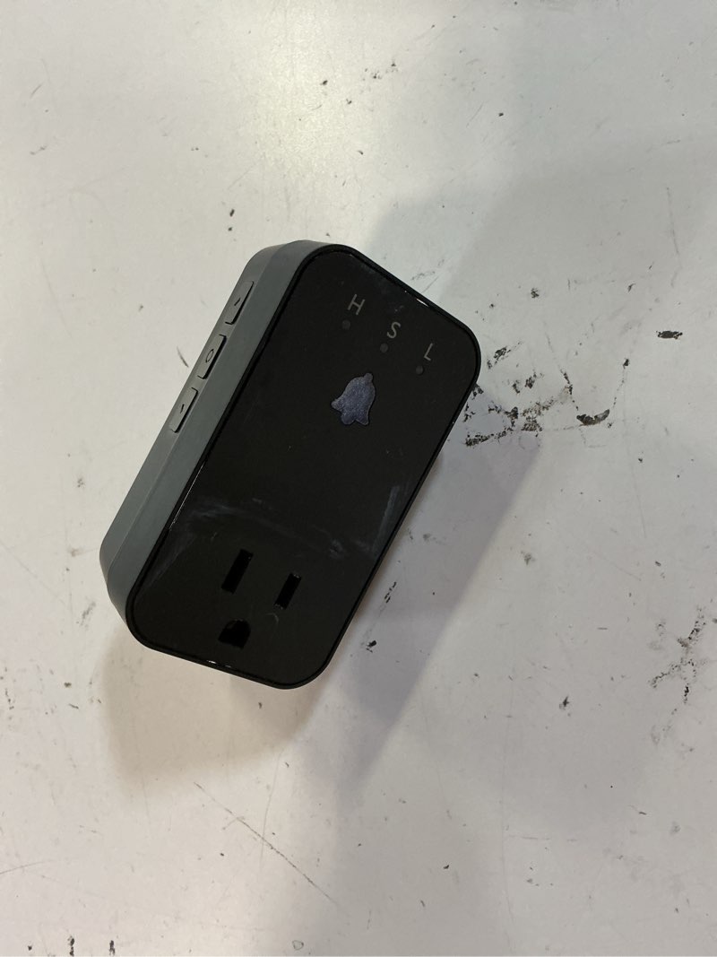 Condition photo showing As Is for power failure alarm wifi, smart power outage alarm with app notifications, mini size freezer alert with loud 110db & led indicator & voltage detection, home power monitor for gfci trips, sump pump power failure alarm - wifi