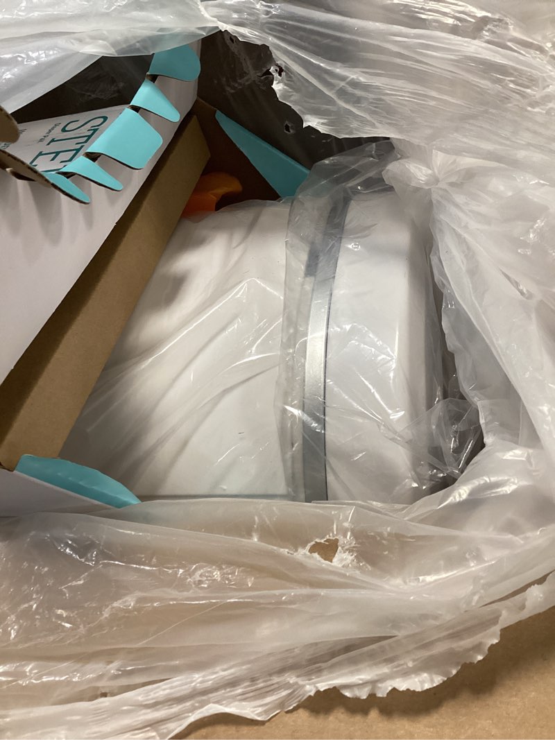 Condition photo showing As Is for Munchkin® STEP™ Diaper Pail Powered by Arm & Hammer, #1 in Odor Control, Award-Winning, Includes 1 Snap, Seal & Toss™ Bag, 1 Starter Refill Ring, and 1 PUCK™ Baking Soda Cartridge