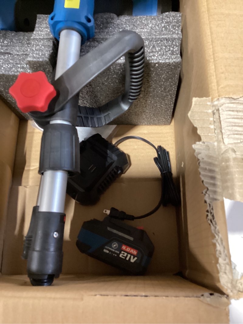 Condition photo showing Good Condition for Wild Badger Power 40V Cordless Snow Shovel, 12" Brushless, 20 FT Throw, 8" Depth, 4.0Ah Battery & Fast Charger Included, for Steps, Porches, Walkways & Driveways 40V Snow shovel