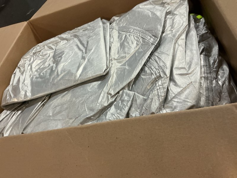 Condition photo showing Good Condition for Truck Cover Waterproof All Weather, 6 Layers Pickup Cover Fit for Ford F150, Chevrolet Silverado, Gmc Sierra, Ram 1500, Tundra (T3 Fit Truck Length Up to 240 inch), Silver Silver T3 Fit Truck Length Up to 240 inch