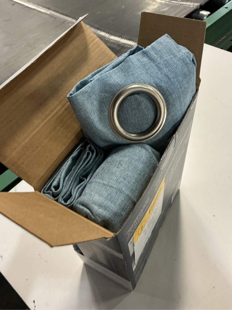 Condition photo showing Good Condition for style selections 84-in mountain spring room darkening grommet curtain panel pair