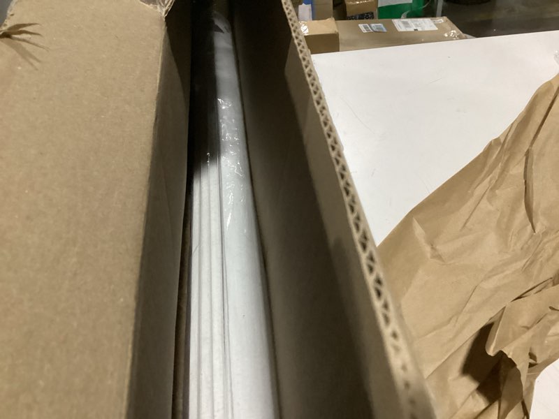 Condition photo showing As Is for m-d building products vinyl cinch® u-shape door bottom seal, slide-on weatherstripping draft stopper, easy to install, fits 36” x 1-3/4” doors, fills 3/8”- 3/4” gaps, 2 pack of 43336, white white 36 inch 2