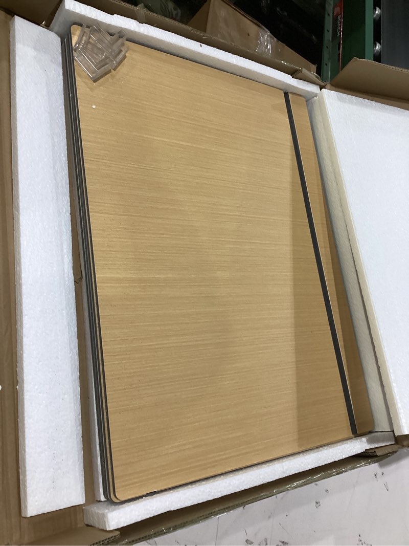 Condition photo showing New/Like New for Solid Wood Shelf Covers for Wire Shelving, Wire Rack Covers for Closet Shelves (4pcs, 24\" W x 16\" D) Natural Wood 24\"W x16\"D x2.6\"H