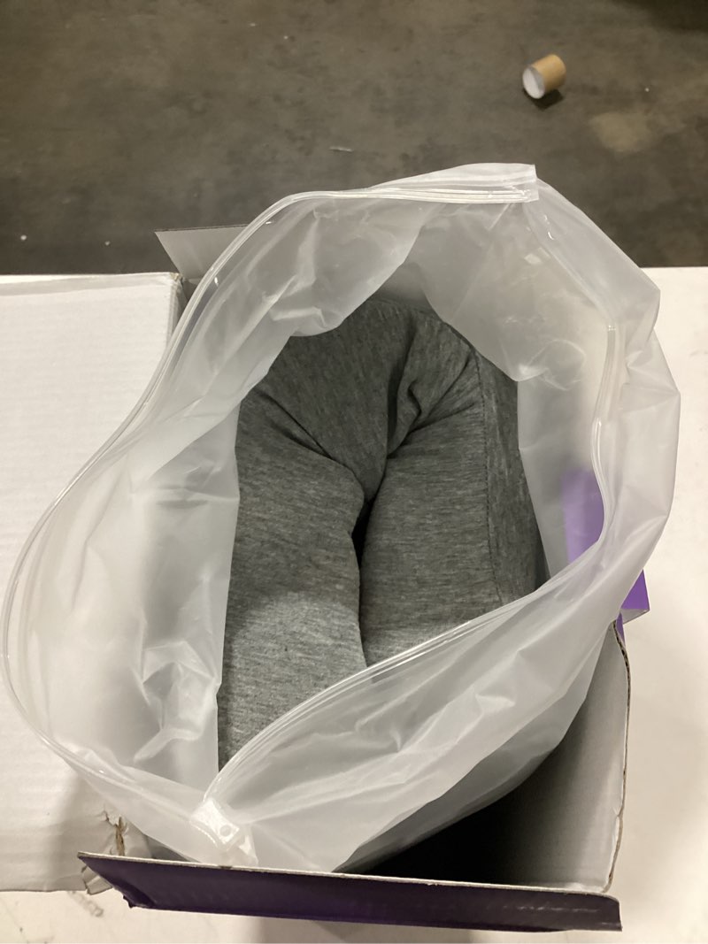Condition photo showing As Is for C CUSHION LAB Patented Pressure Relief Seat Cushion for Long Sitting Hours on Office/Home Chair, Car, Wheelchair - Extra-Dense Memory Foam for Hip, Tailbone, Coccyx, Sciatica - Light Grey Gray