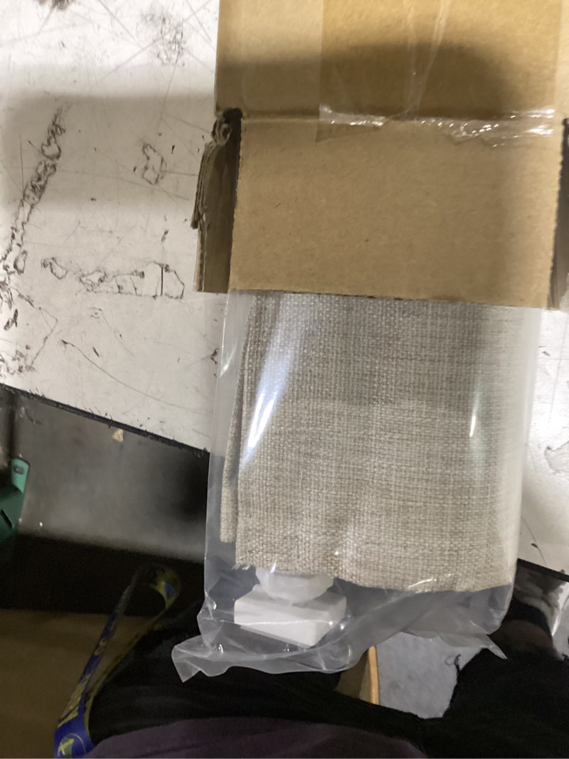 Condition photo showing Good Condition for lazblinds no tools no drill cordless roman shades for windows, blackout thermal insulated uv blocking window blinds, room darkening fabric blinds for indoor windows, 24'' w x 64'' h, beige blackout - beige 24" w × 64" h