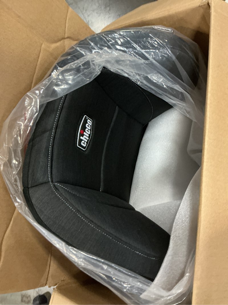 Condition photo showing Good Condition for chicco kidfit cleartex plus 2-in-1 belt-positioning booster car seat, backless and high back booster seat, for children aged 4 years and up and 40-100 lbs., obsidian/black kidfit cleartex plus obsidian