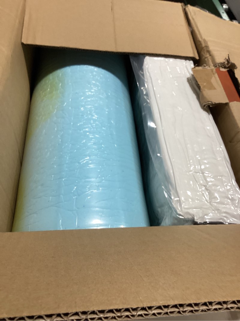 Condition photo showing Good Condition for payhuin twin xl dual layer 4 inch memory foam mattress topper for pressure relief, 2" breathable pillow top plus 2" cooling gel memory foam mattress pad, 21" elastic pocket, medium support, white