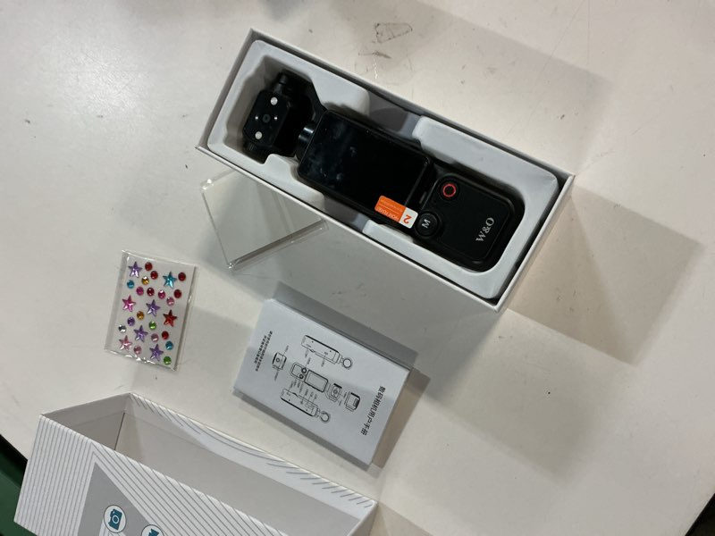 Condition photo showing Good Condition for W & O Vlogging Camera with 180° Rotating Lens, Pocket Body Camera with Audio & Video Recording,7-Hour Battery, Handheld POV Cameras with 32GB Card, Easy One-Button Recording for Travel,Daily Life Black