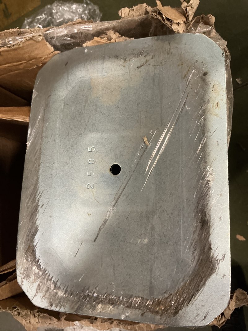 Condition photo showing As Is for 8000LBS Square Trailer Jack, 15" Lift, Heavy Duty Swivel Jack with Drop Leg, for RV, Boat, and Utility Trailers