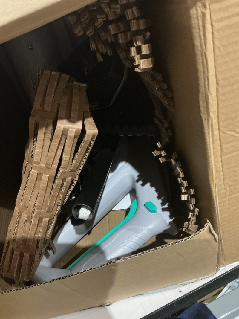 Condition photo showing As Is for Litheli Cordless Snow Shovel, 20V 12-Inch Battery Powered Snow Thrower, Battery Snow Blower with Auxiliary Handle, with 4.0Ah Li-ion Battery & Charger