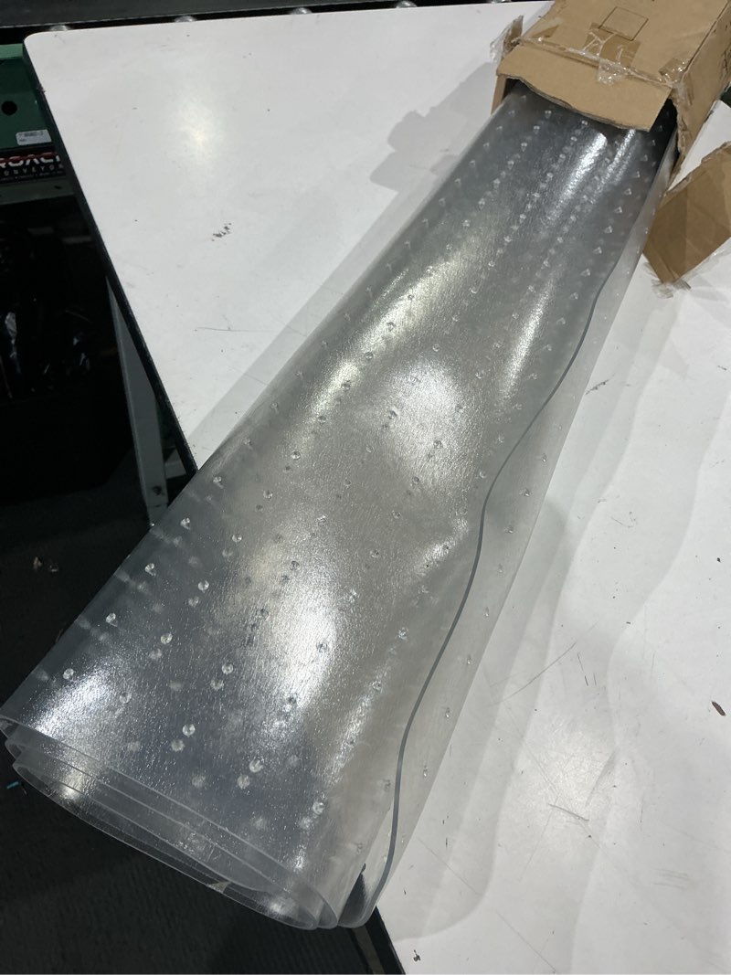 Condition photo showing As Is for carpet runner protector with gripper anti-slip pvc carpet protection
