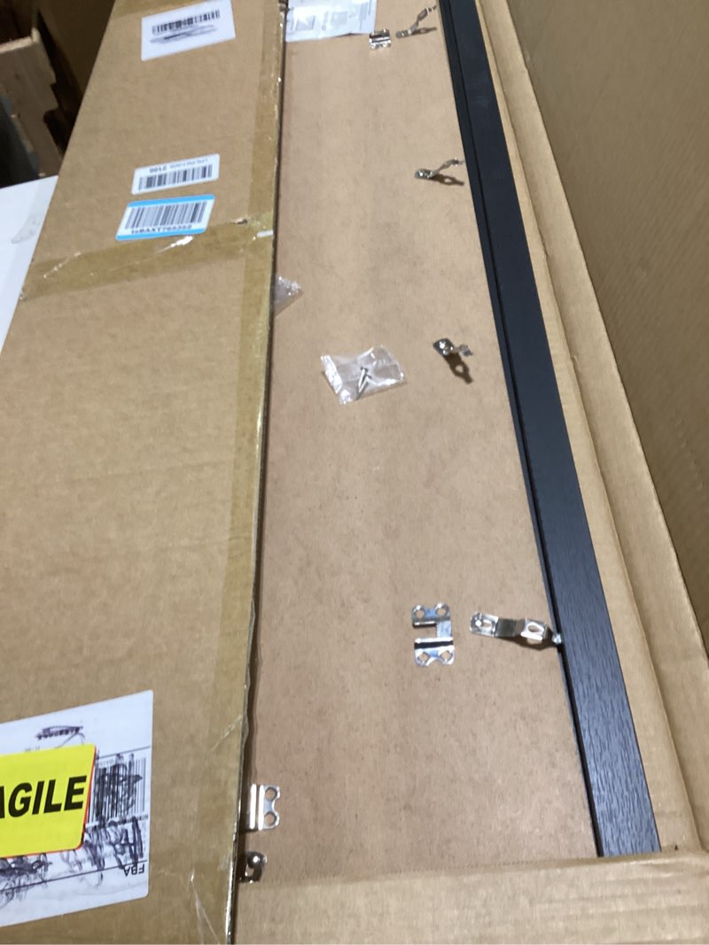 Condition photo showing Good Condition for Wood 13x39 Puzzles Frame Black for Wall Hanging, 13 x 39 Picture Frame Poster Photo Frame for Wall Horizontally or Vertically, Black, 1 Pack 1 13x39