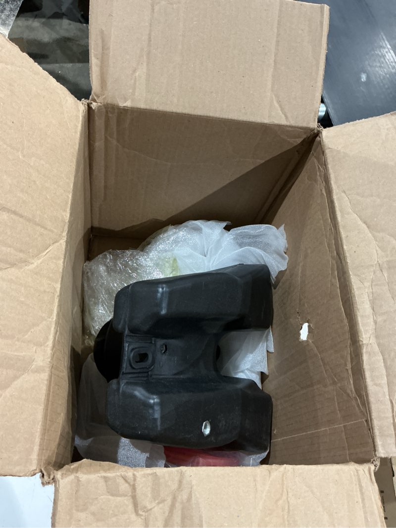Condition photo showing As Is for fvrito dirt bike gas fuel tank compatible with 50cc 70cc 90cc 110cc 125cc crf50 xr50 ssr taotao coolster baja dr49 sdg 107 kazuma thumpstar bse roketa kayo with gas tank cap pit bike motorcycle parts plastic material